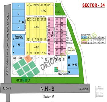 Sector 34 Map